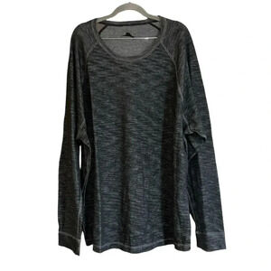 Tommy Bahama Gray Heathered Long Sleeve Crew Neck Shirt Size XL